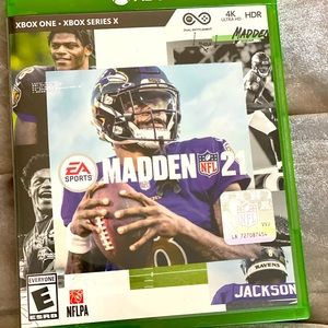Xbox One Madden 21, Madden 20, Madden 18, and Madden 17